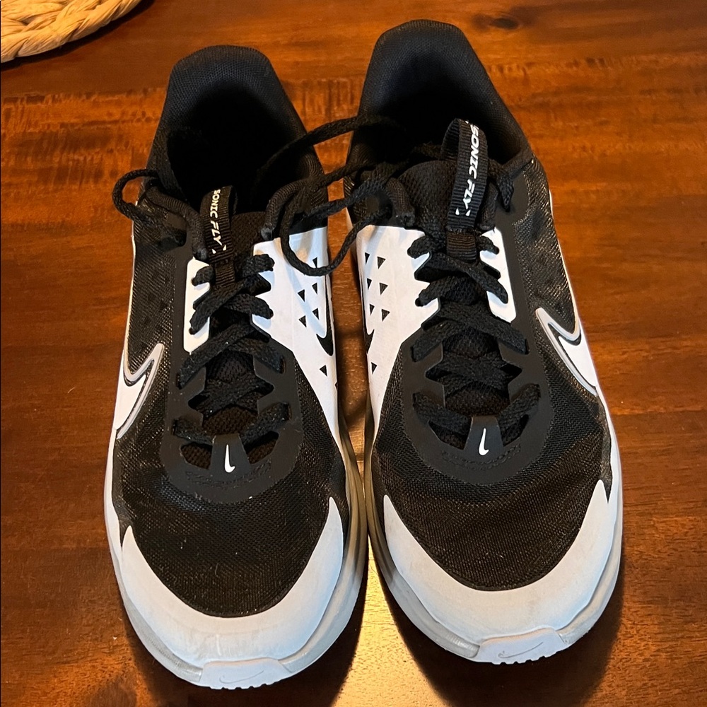 Nike Black and White Youth Athletic Shoes